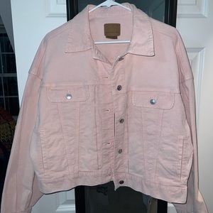 American Eagle Pink Jean Jacket